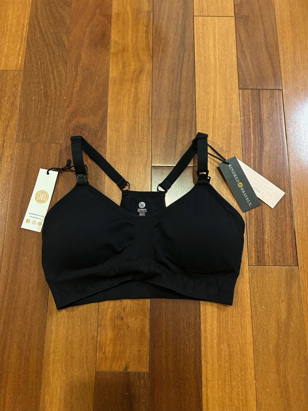 Kindred Bravely Signature Sublime Black Contour Maternity Nursing Bra Size XS